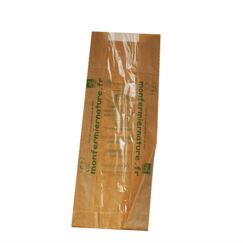 250 Sachets Sandwich Kraft Avec Fenêtre - 40g/m², 9+5,5x26 Cm - Écologiques Et Pratiques